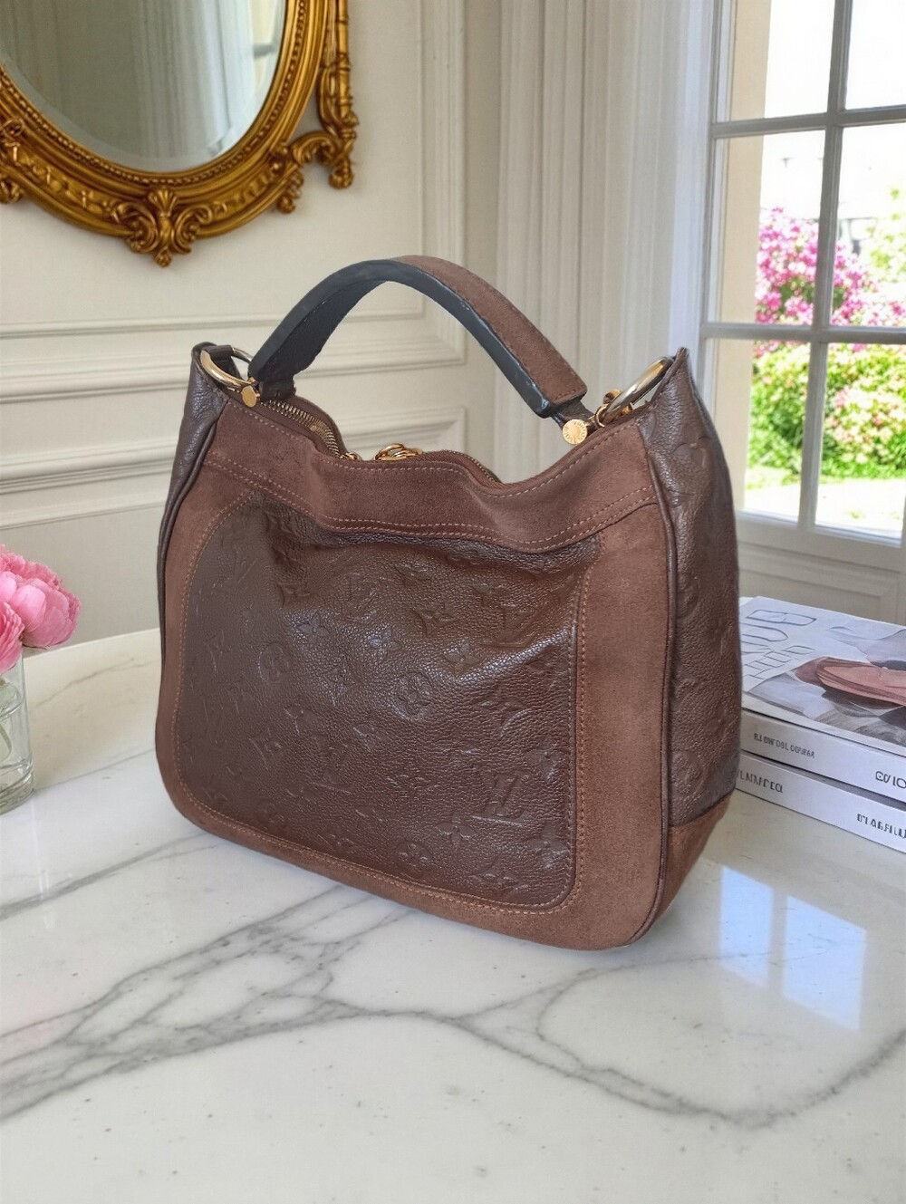 Louis Vuitton Audacieuse PM Empreinte Terre Brown ✨ Excellent Condition - Picture 11 of 16